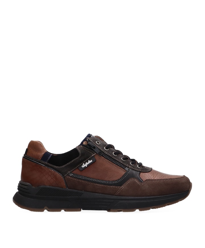 Connery heren sneakers bruin
