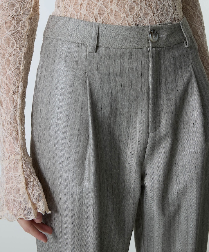 Pelah Pinestripe dames broek grijs