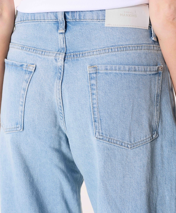 Bonnie Curvilinear dames jeans blauw