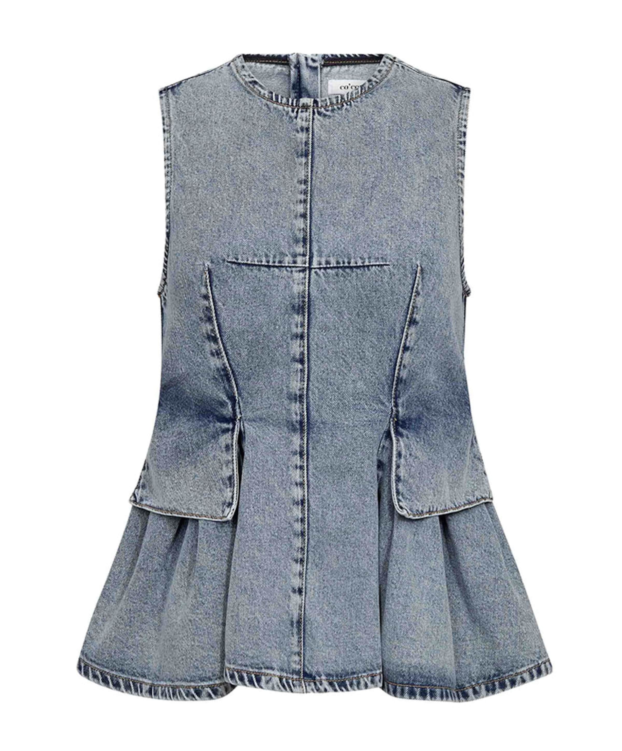 Dames top blauw
