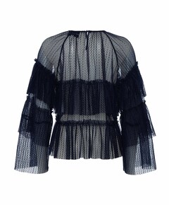Dames blouse blauw
