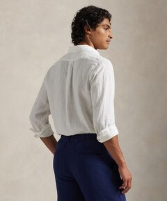 Heren overhemd lange mouw wit