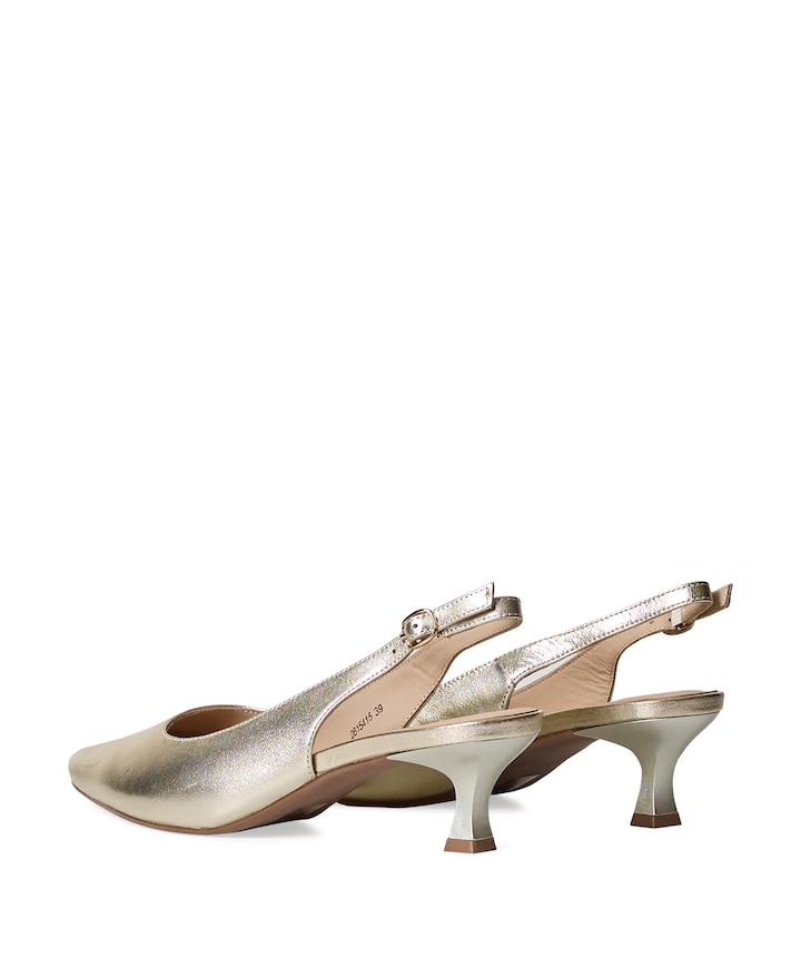 Rebecca dames slingbacks goud