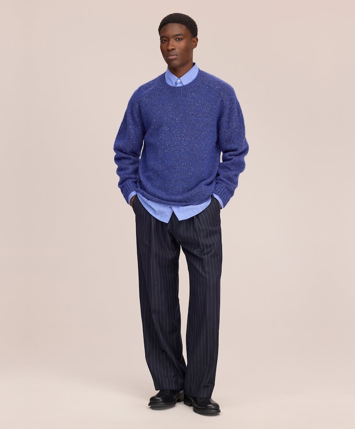 Heren trui blauw