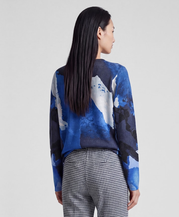 Dames trui blauw