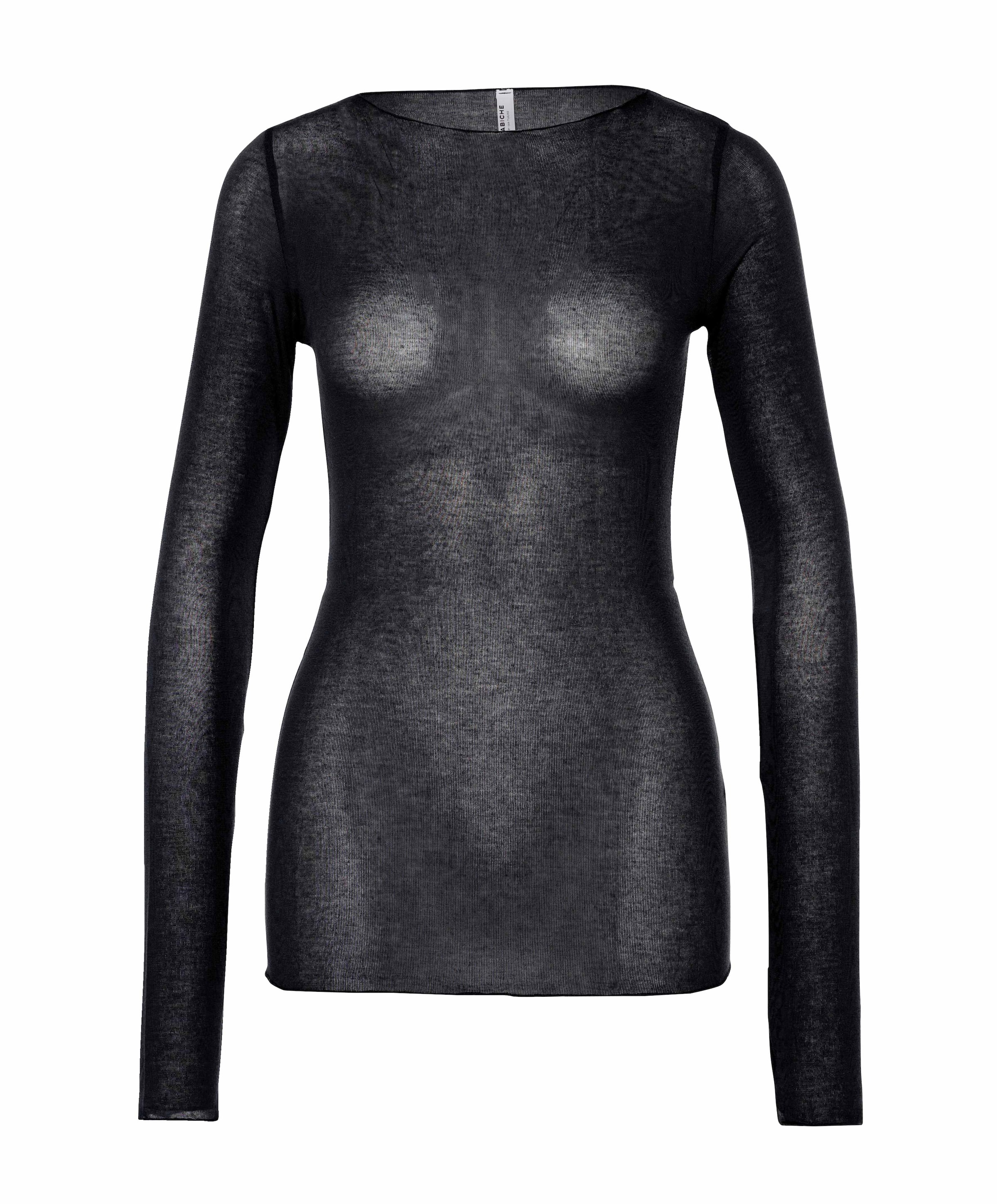 Dames longsleeve zwart