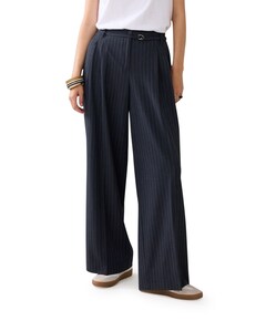 Wide Pinstripe broek blauw