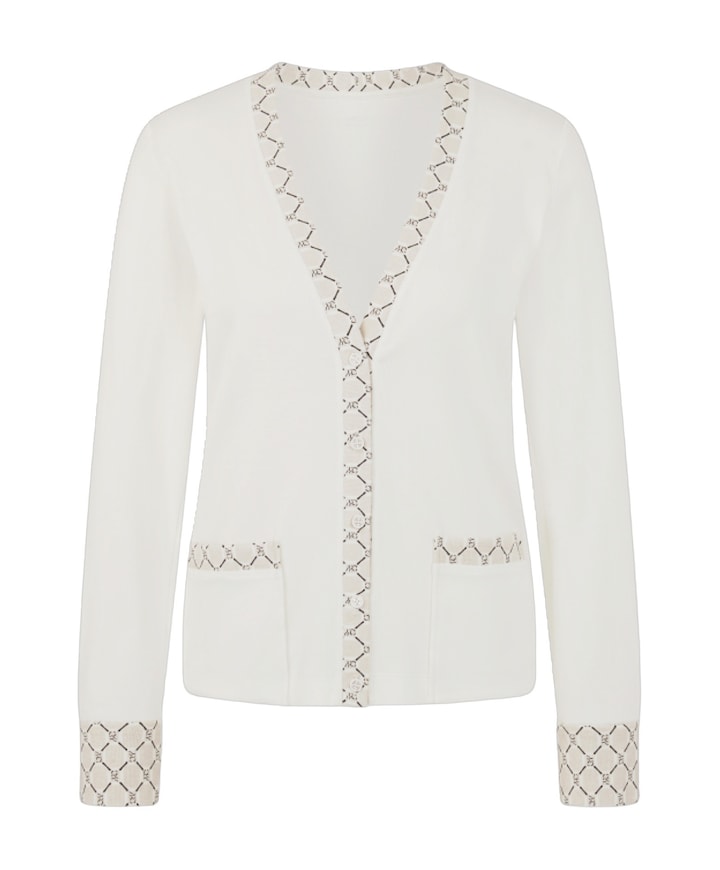 Dames vest ecru