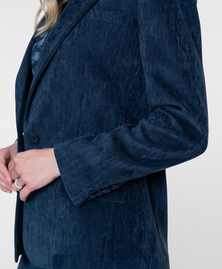 Dames blazer blauw