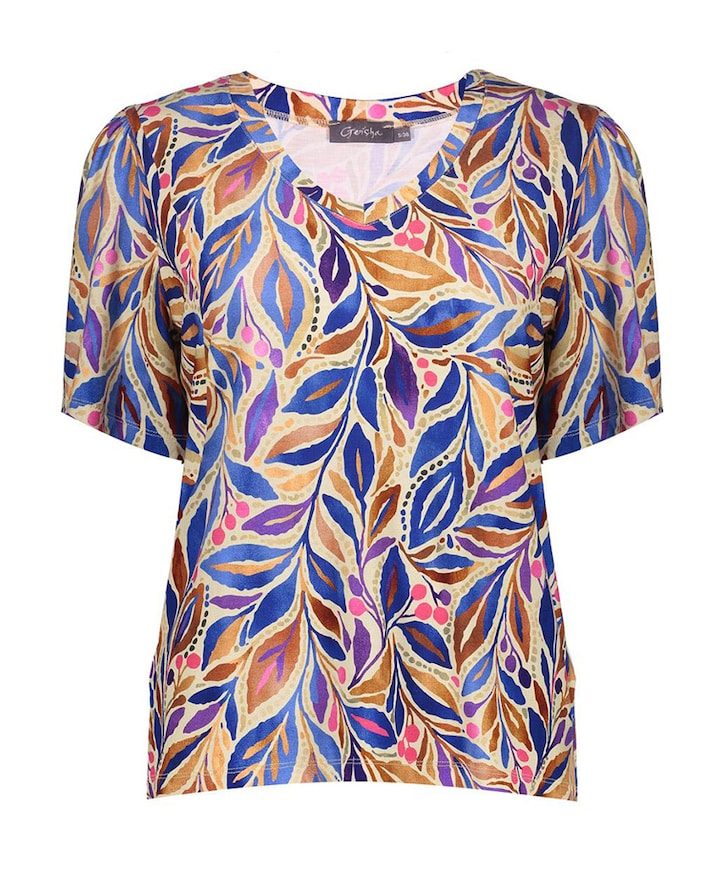 Dames T-shirt multicolor