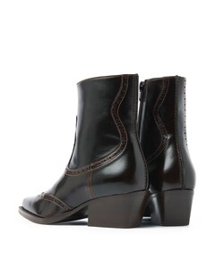 Do Aiden enkellaarzen bordeaux