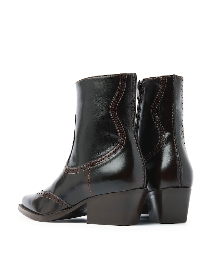 Do Aiden enkellaarzen bordeaux