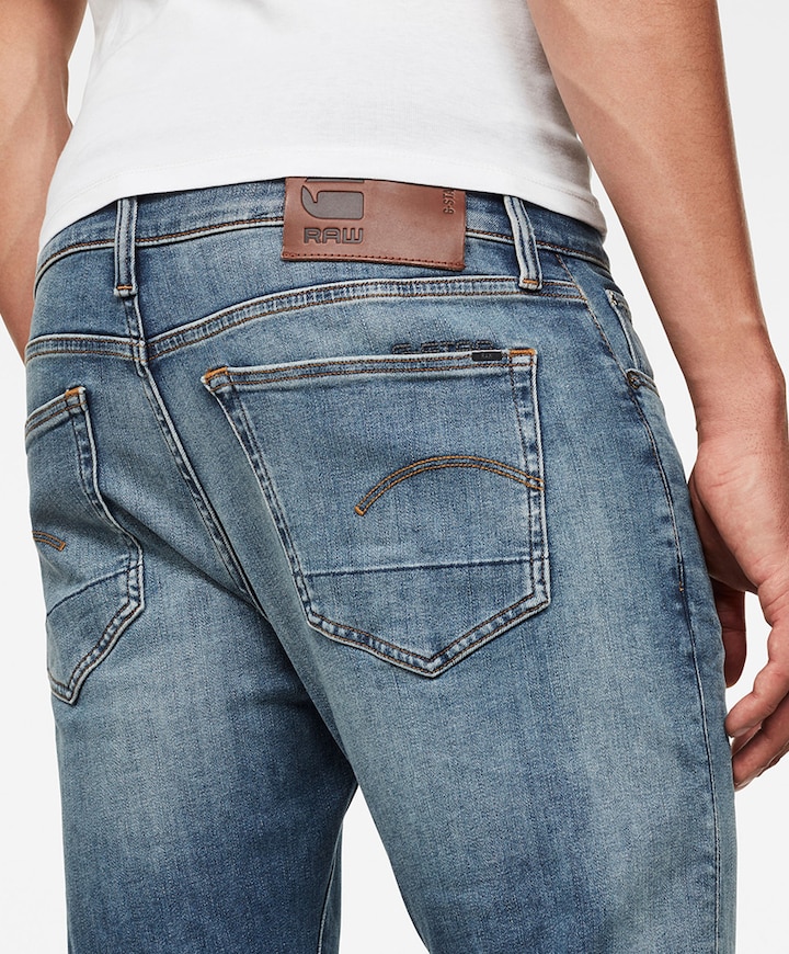 3301 Slim heren jeans blauw