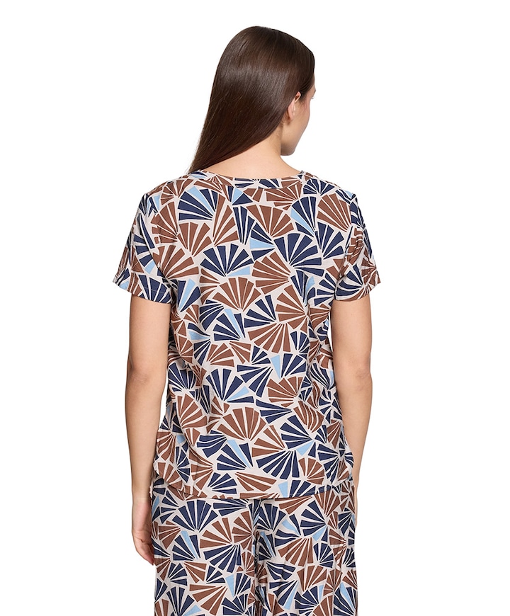 Dames blouse blauw