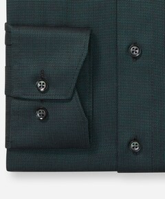 Heren overhemd lange mouw groen