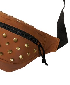 Wintersport crossbodytas bruin