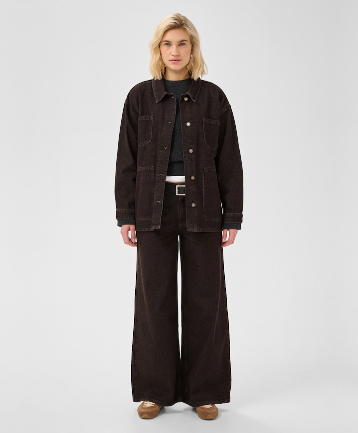 Dames spijkerjas  bruin