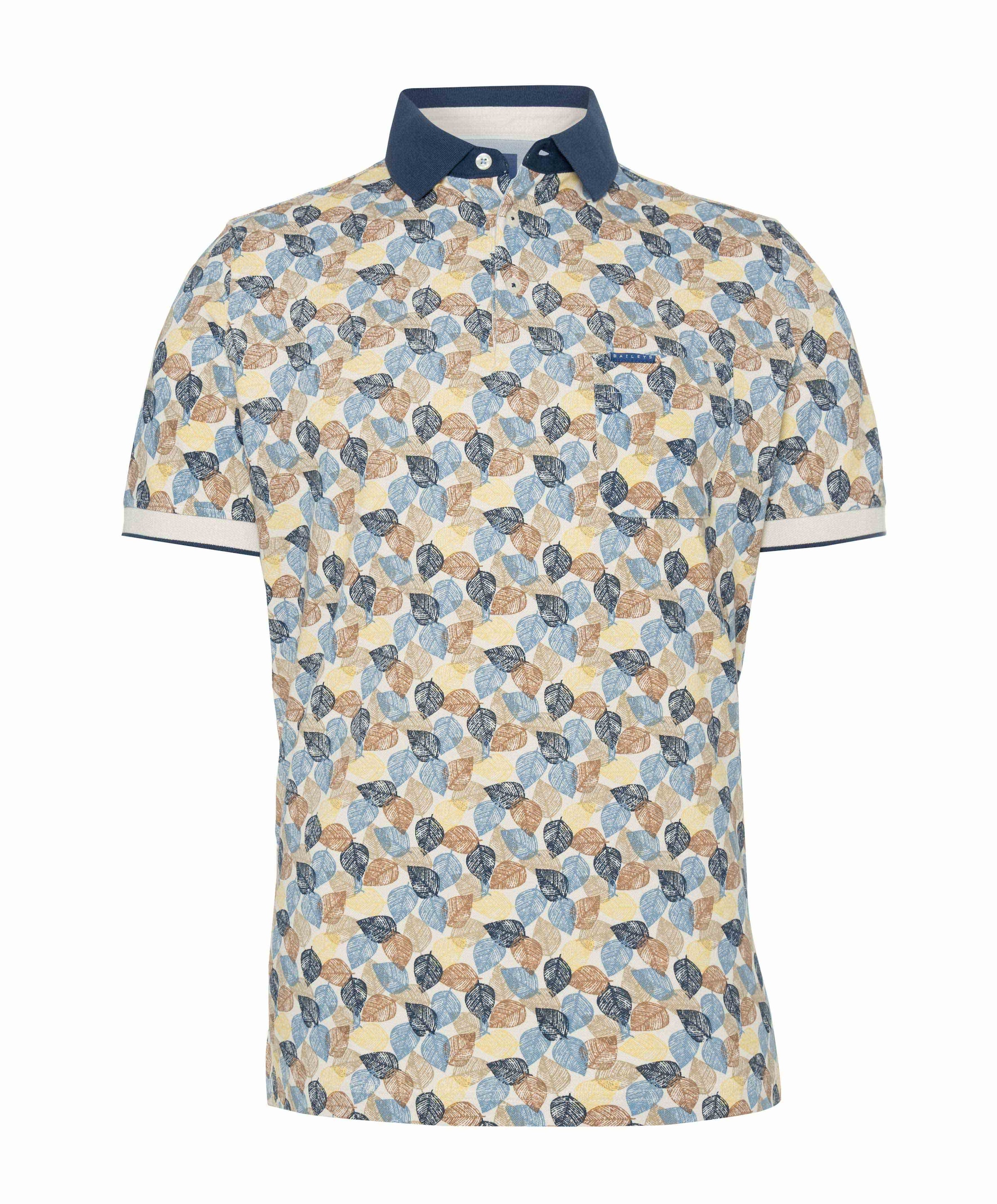 Heren polo bruin