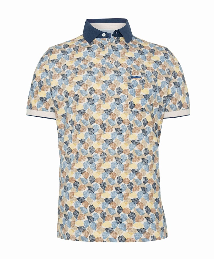 Heren polo bruin