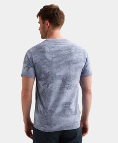 Heren T-shirt blauw