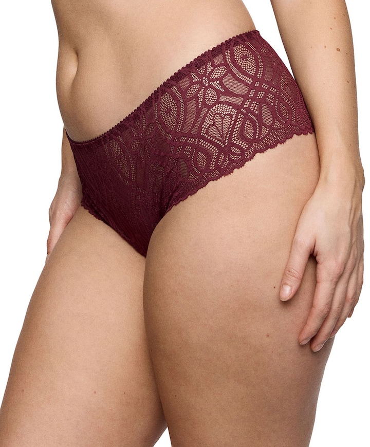 Dames string bordeaux