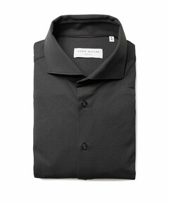 Heren overhemd lange mouw groen