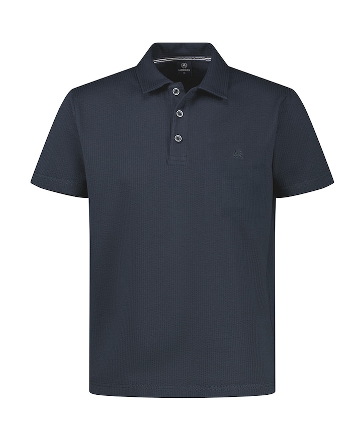 Heren polo blauw