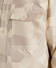 Heren overshirt beige