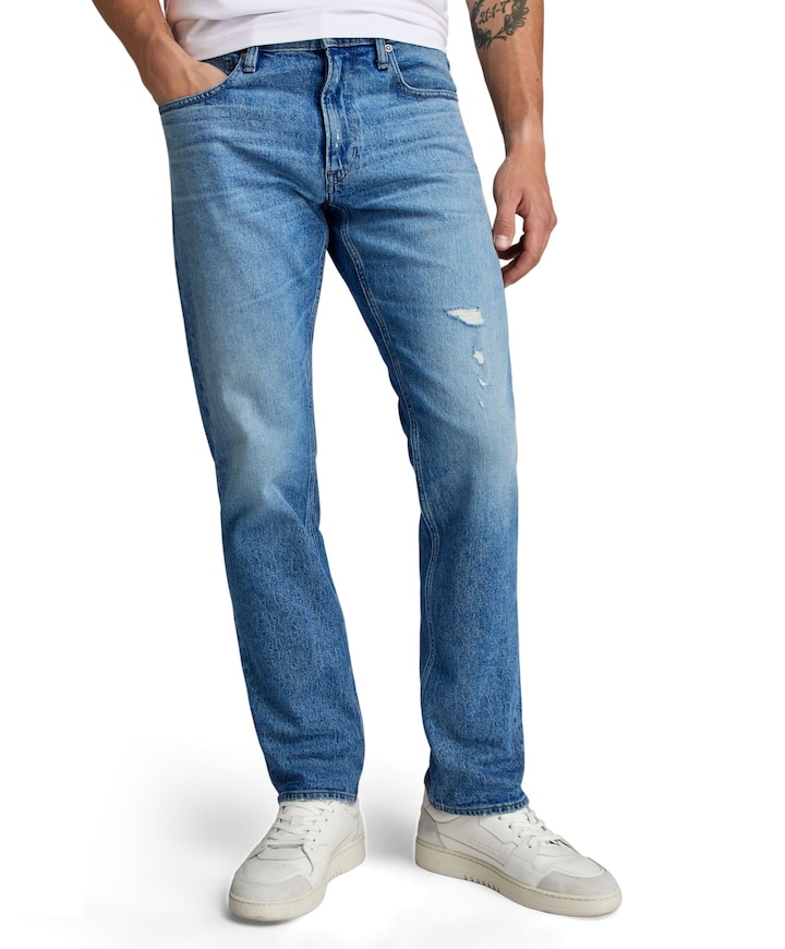Mosa Straight heren jeans blauw