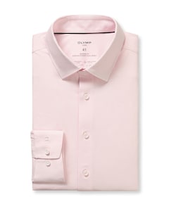 Heren overhemd lange mouw roze