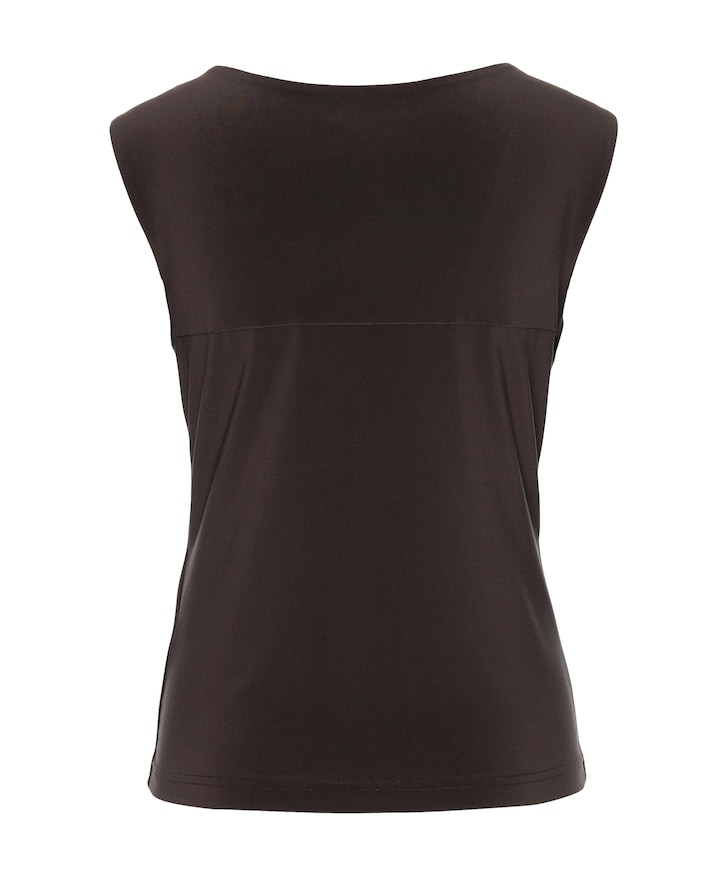 Dames top bruin
