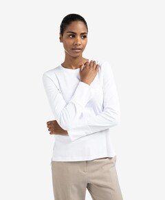 Dames longsleeve wit