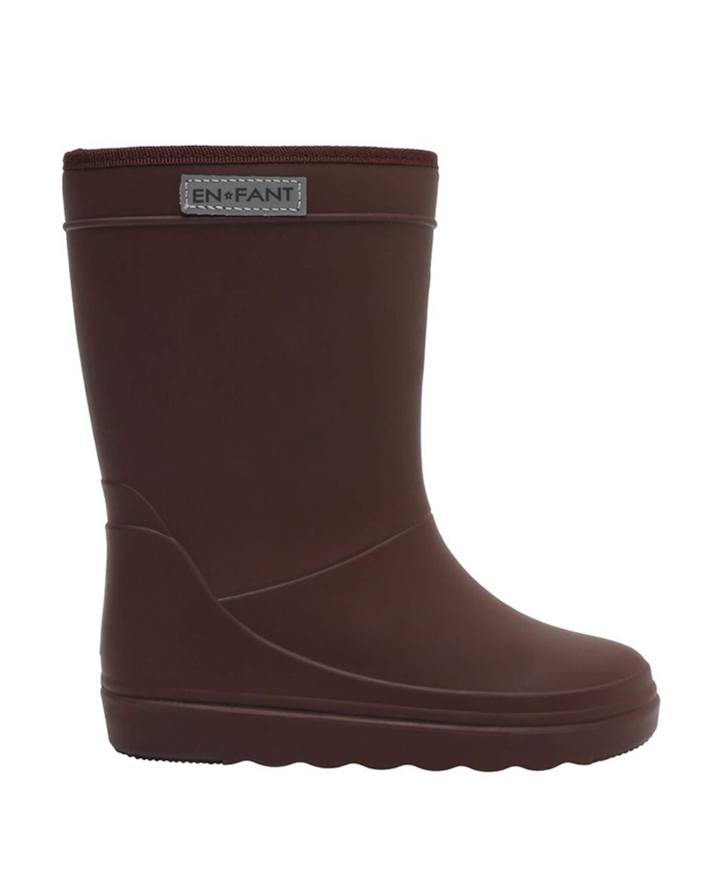 Thermo Boots Solid uniseks regenlaarzen  bruin