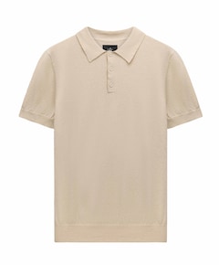 Heren polo beige