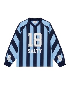 Uniseks longsleeve blauw