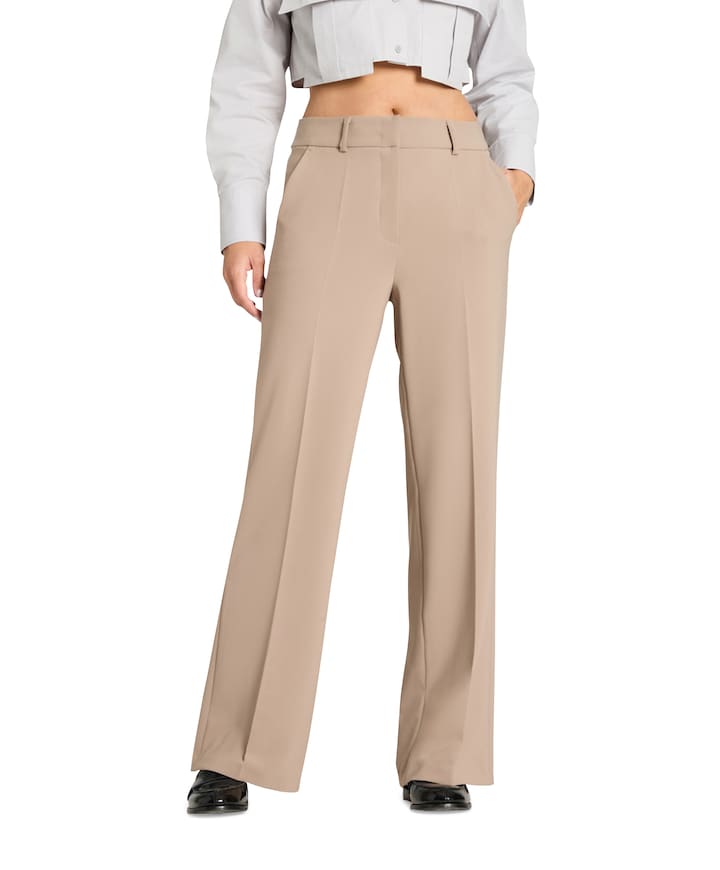 Amelie L32 dames broek beige