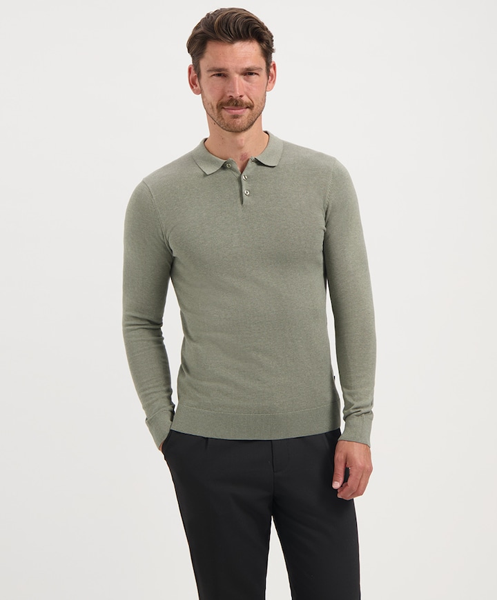 Heren trui groen