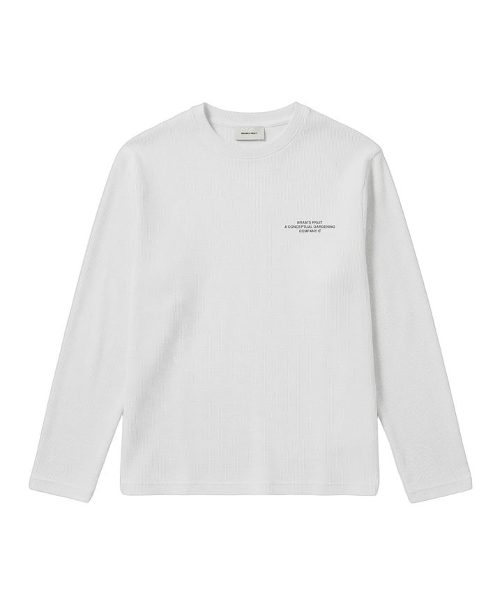 Heren longsleeve wit