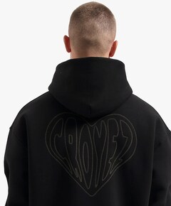 Heren hoodie zwart
