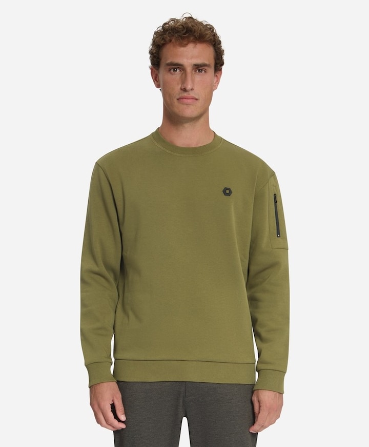 Heren sweater groen
