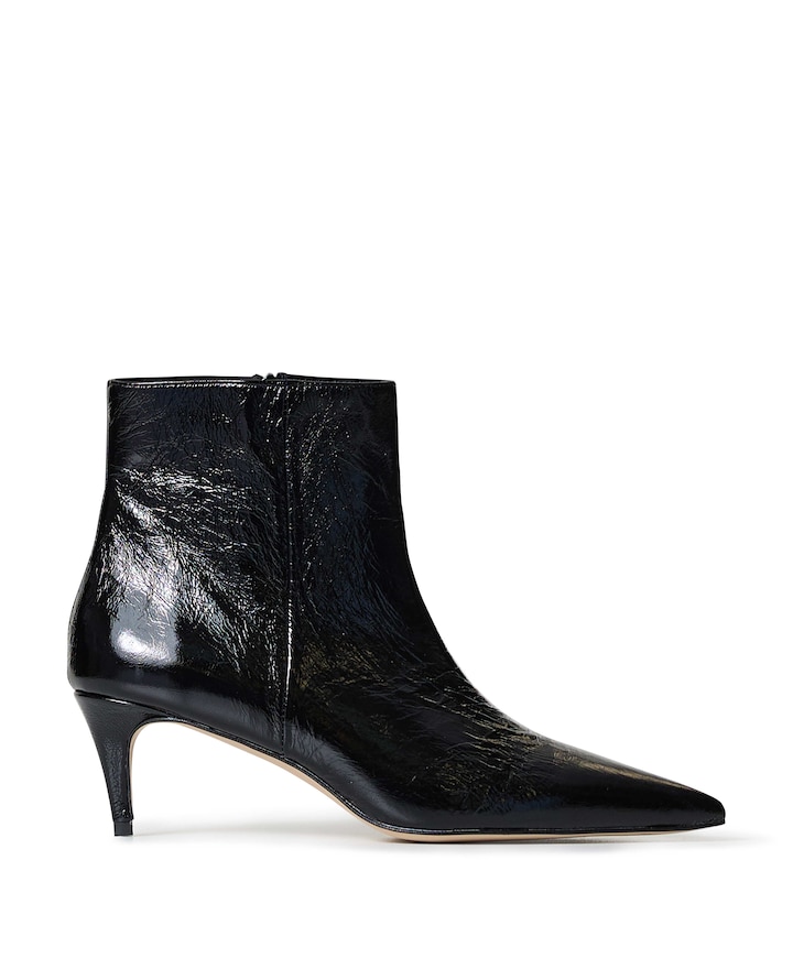 Barbara dames enkellaarzen zwart