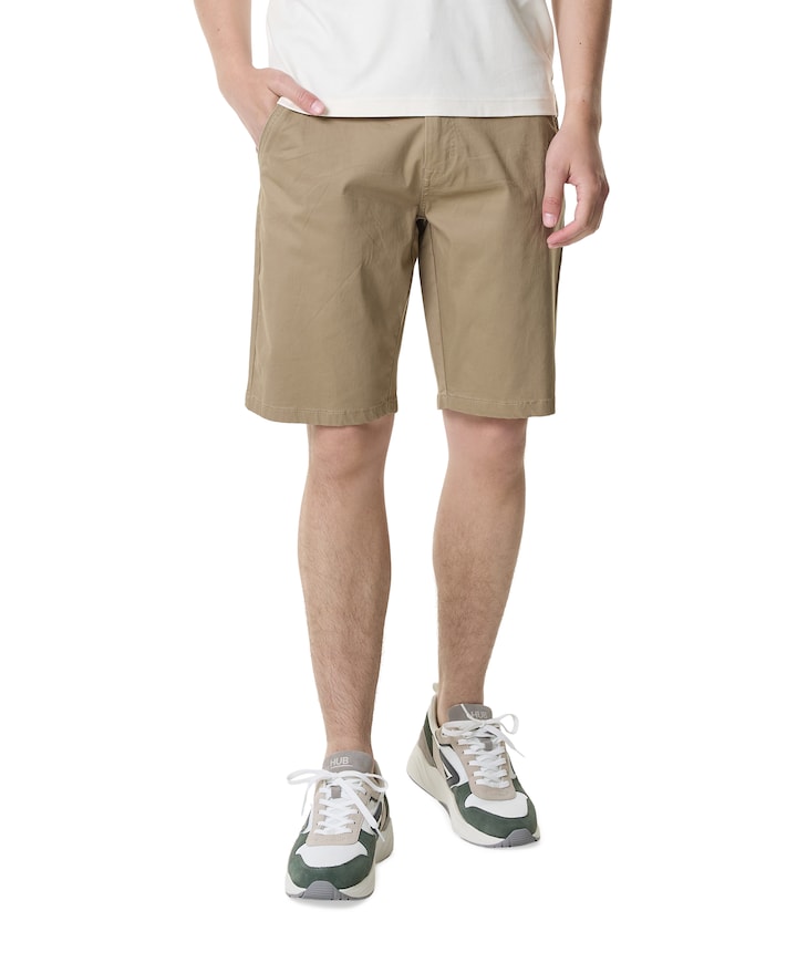 Shorts Chino Stretch heren korte broek beige