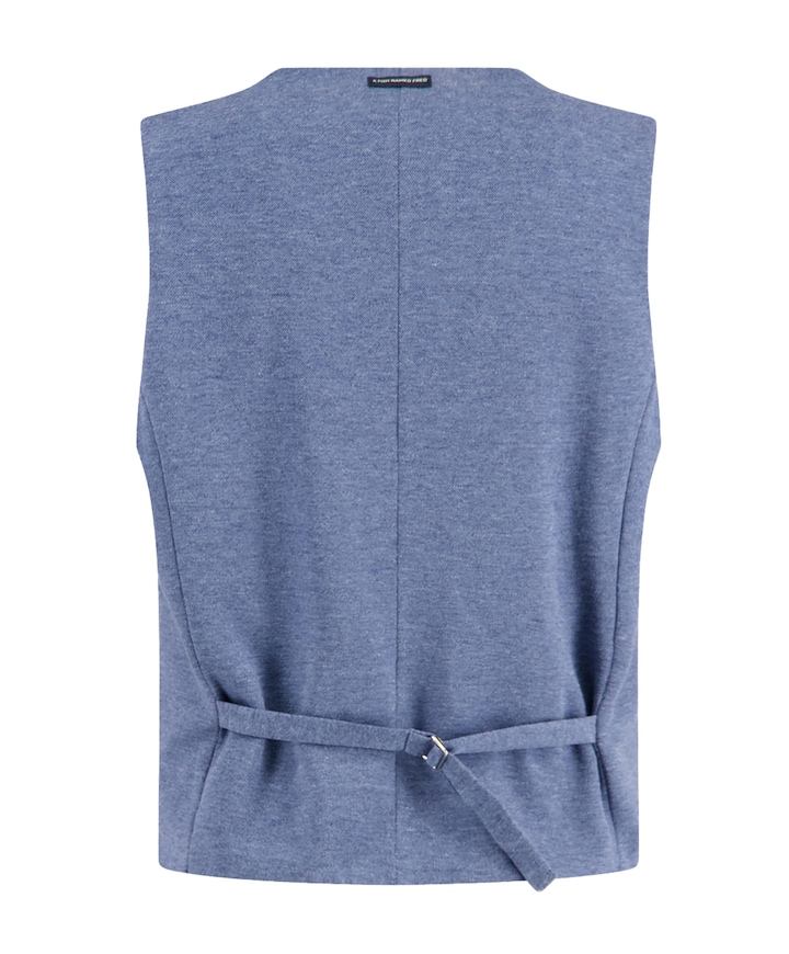 Heren gilet blauw