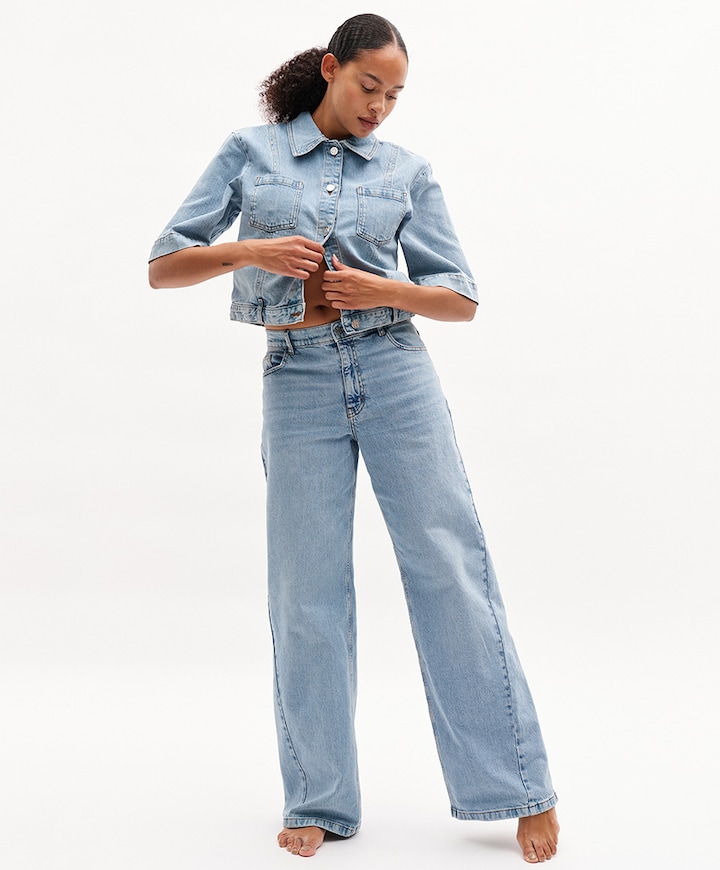 Dames spijkerjas  blauw