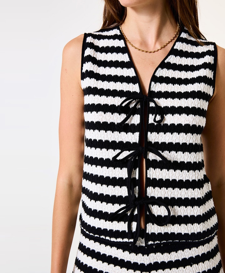Vest zwart