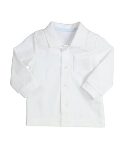 Jongens overhemd lange mouw wit