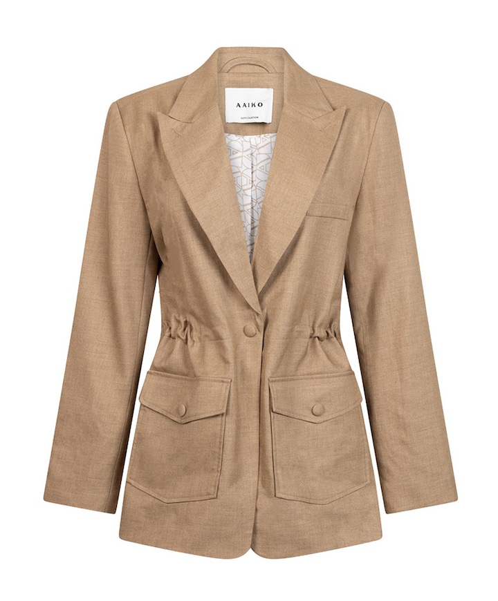 Dames blazer bruin