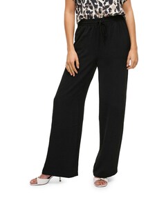 VIJOSA HW WIDE PANTS zwart