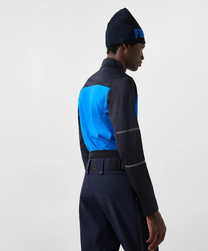 Heren pully blauw