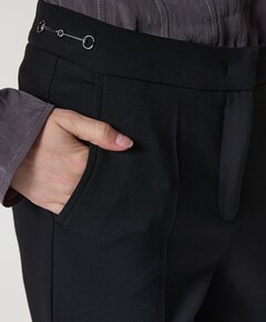 France cropped dames broek zwart